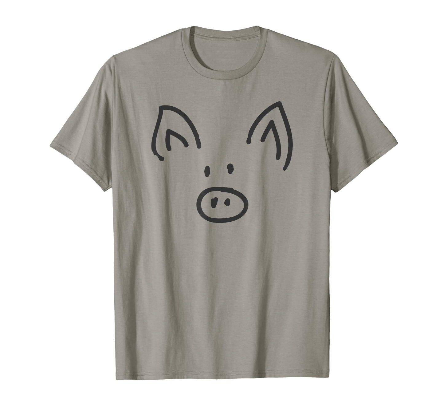 Cute Pig Face and Snout - Pig T-Shirt