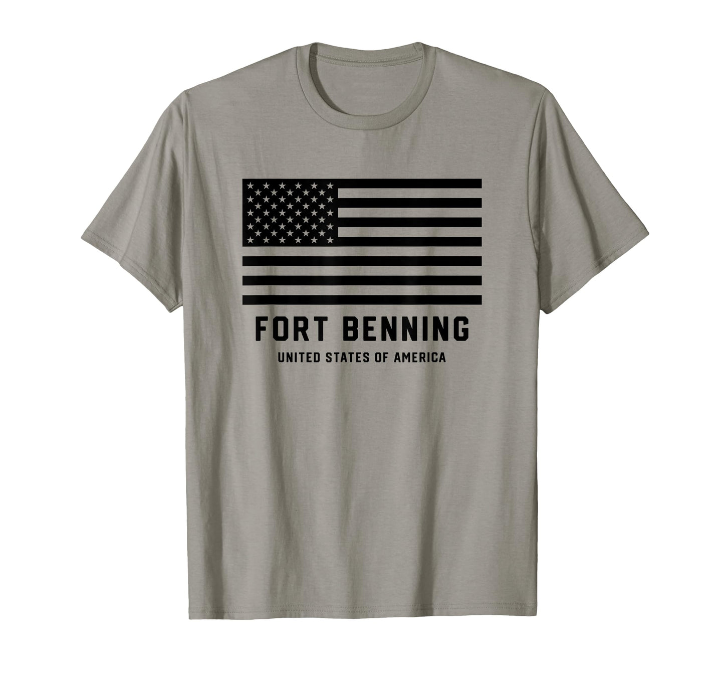Fort Benning Georgia USA Military American Flag Armed Forces Women Kids Men T-Shirt