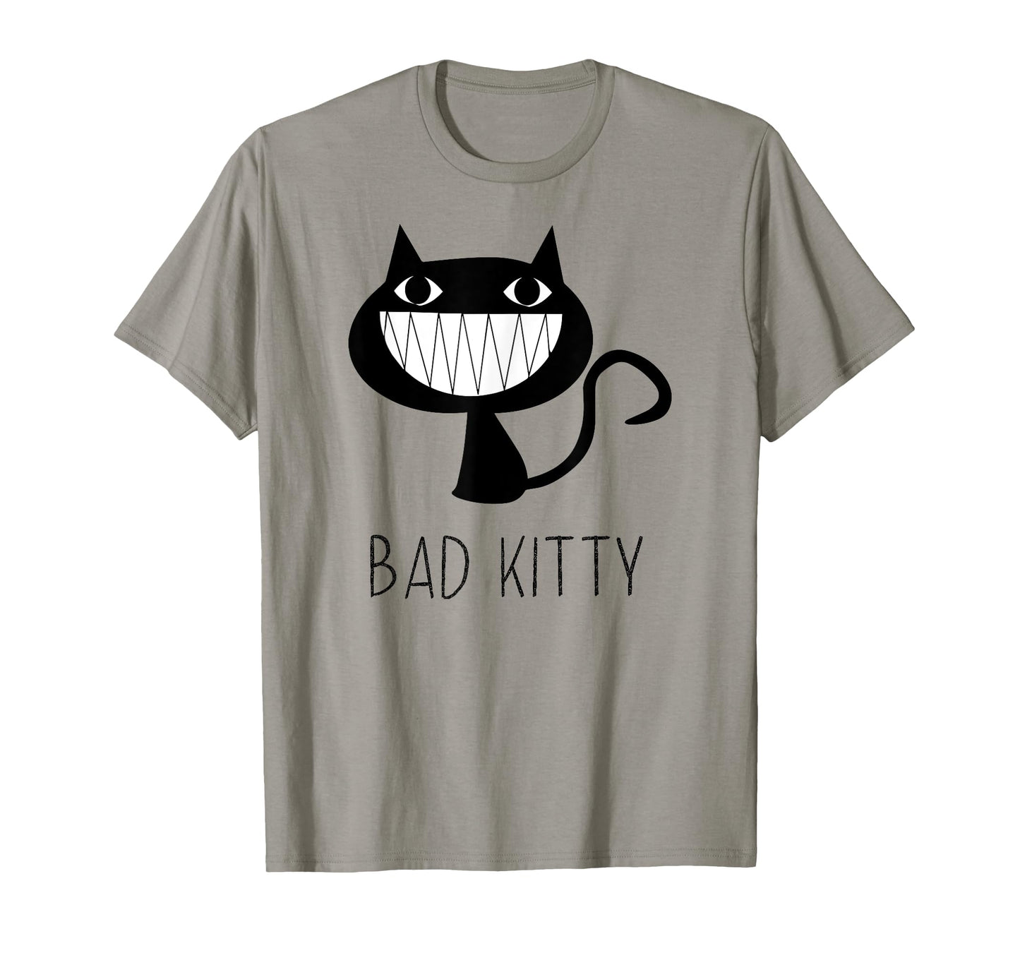 Bad Kitty - This Cat is One Naughty Kitty - Fun Cat Shirt Men Women Girls Kids T-Shirt