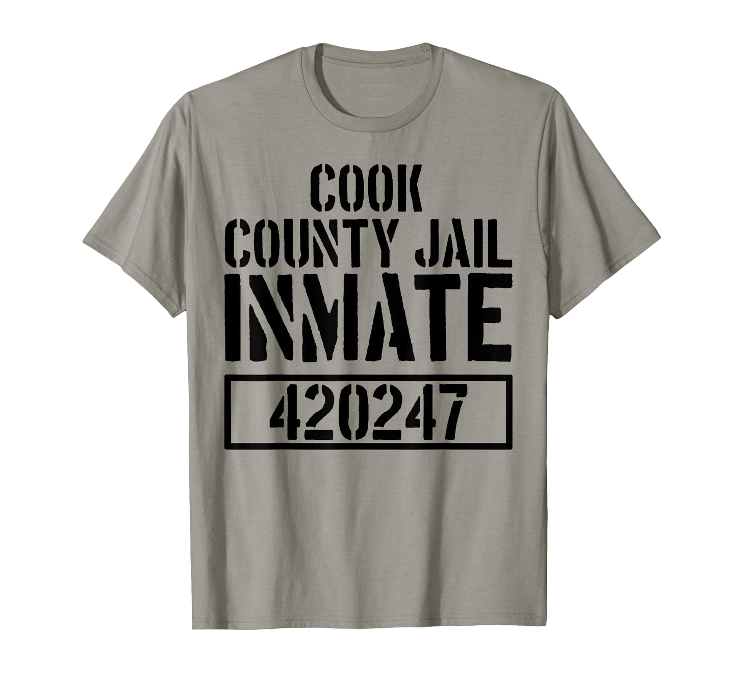 Cook County Jail Inmate T Shirt - Prison Halloween Costume T-Shirt