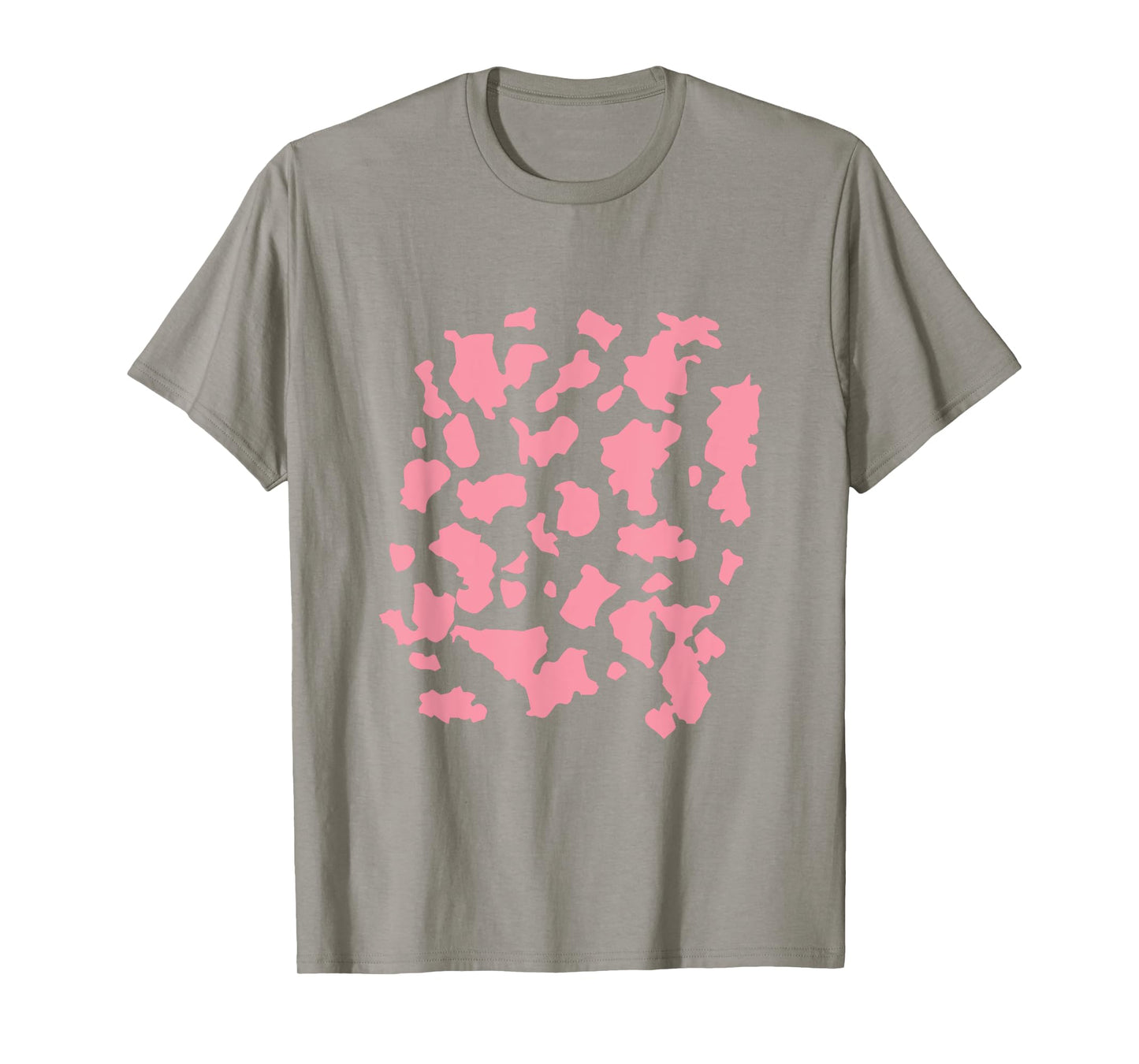 cute Pink Cow Print Aesthetic Pattern For Animal lovers T-Shirt