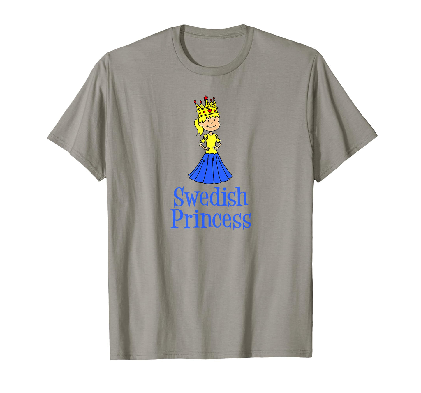 Swedish Princess Cute Girl Sweden Scandinavian Fairy Tale T-Shirt