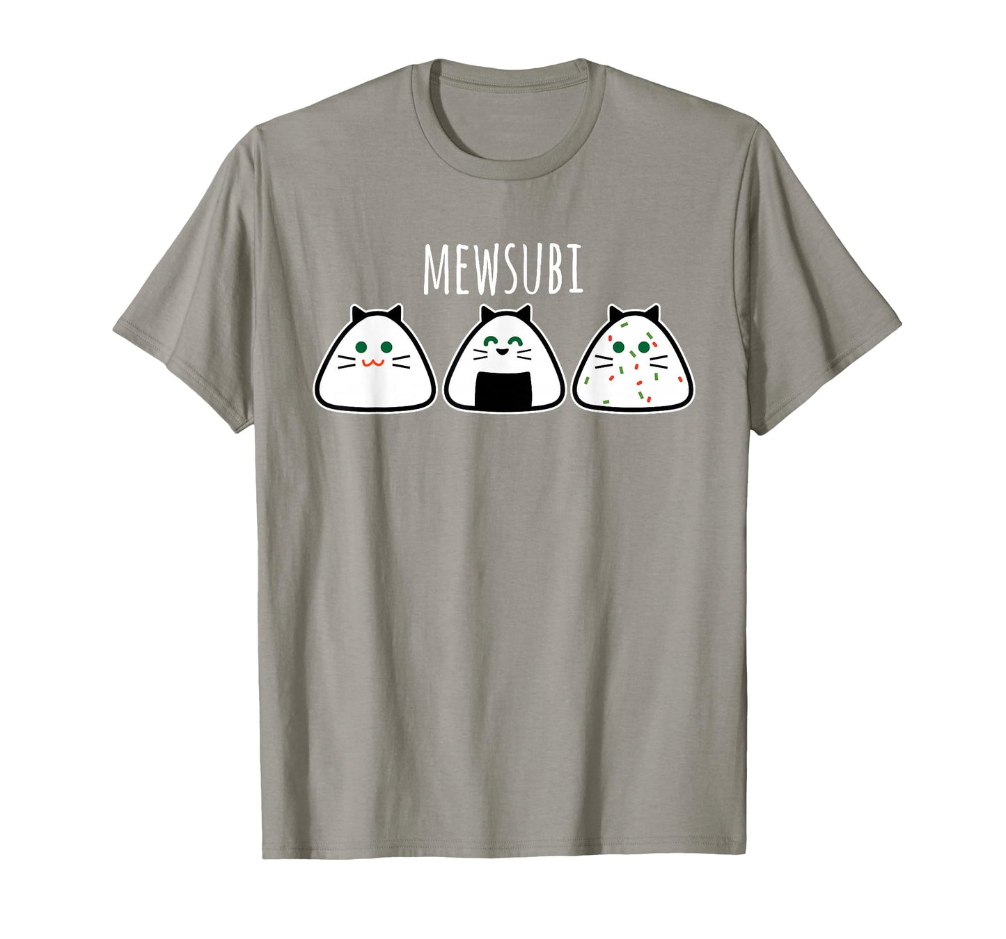 Funny Kawaii Cat Shirt Musubi Sushi T-Shirt