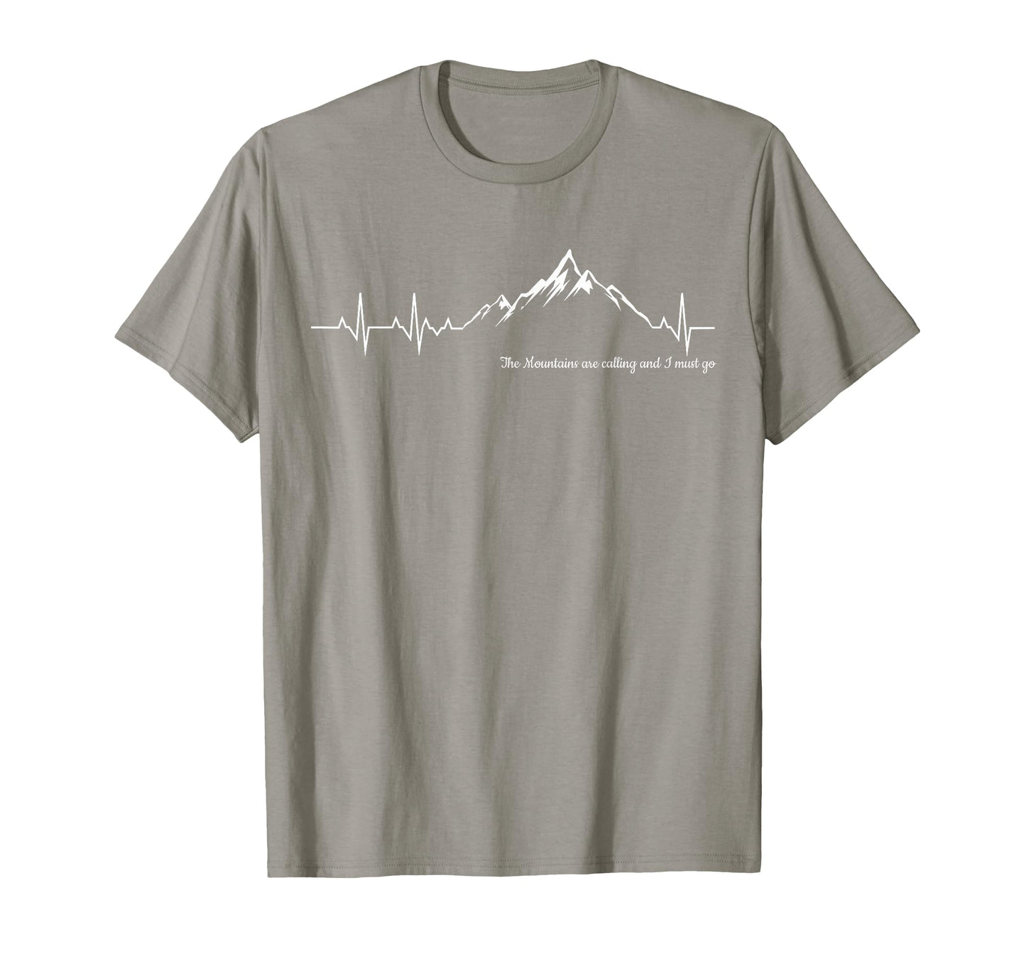 The Mountains are calling and I must go heart beat tshirt T-Shirt