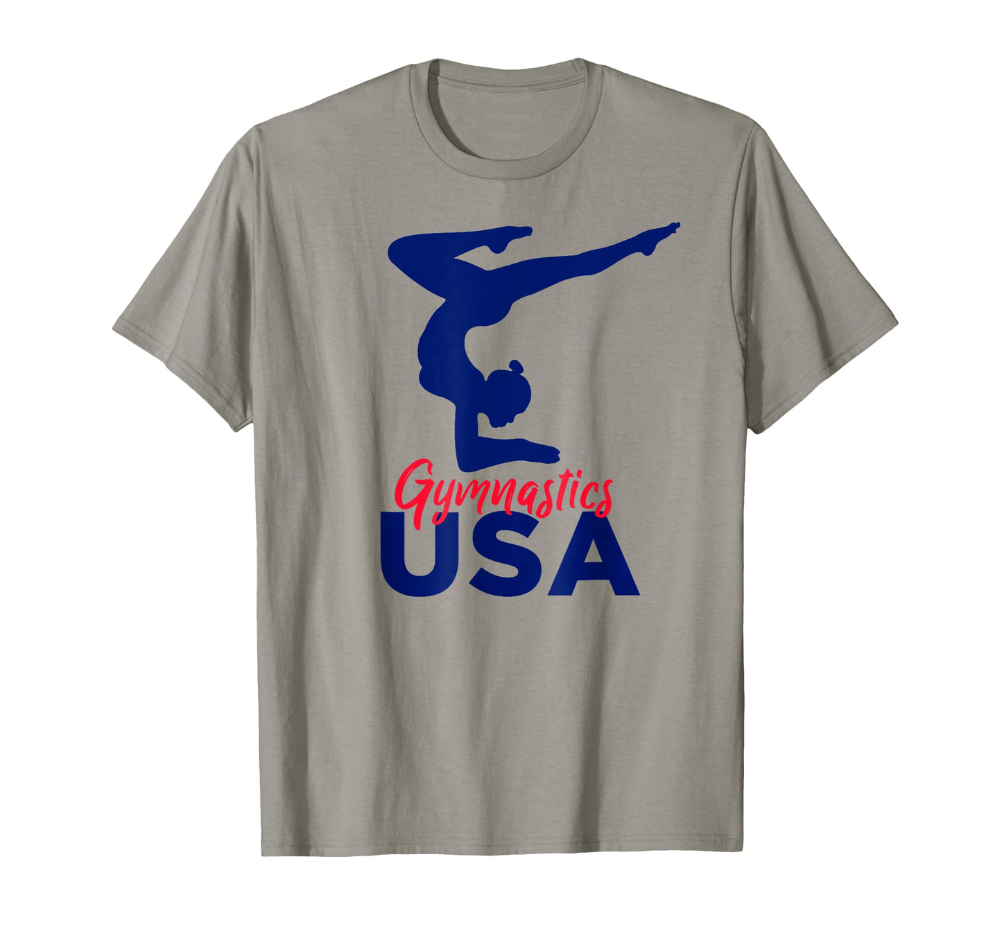 the Team Gymnastics USA Support USA Flag T-Shirt
