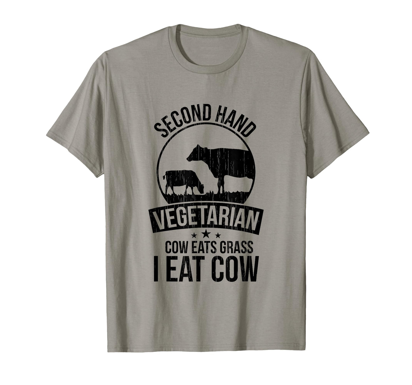 2nd Hand Vegetarian Shirt Funny Carnivore BBQ Meat Eater T-Shirt