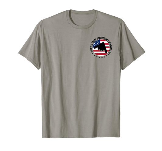 Operation Midnight Hammer With American Flag (2 SIDE) T-Shirt