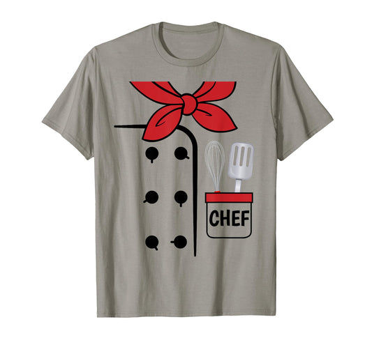 Cook Chef Coat Costume Funny Halloween Shirt Kids Adults T-Shirt