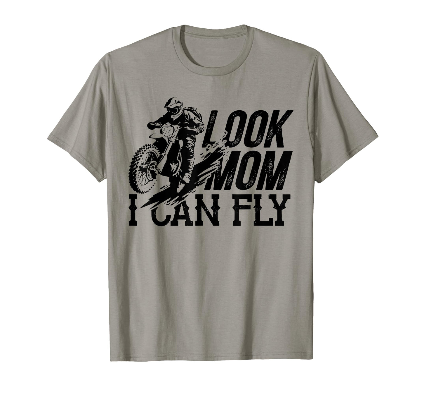 Look Mom I Can Fly Funny Mother's Day Mom Daughter Son Gift T-Shirt