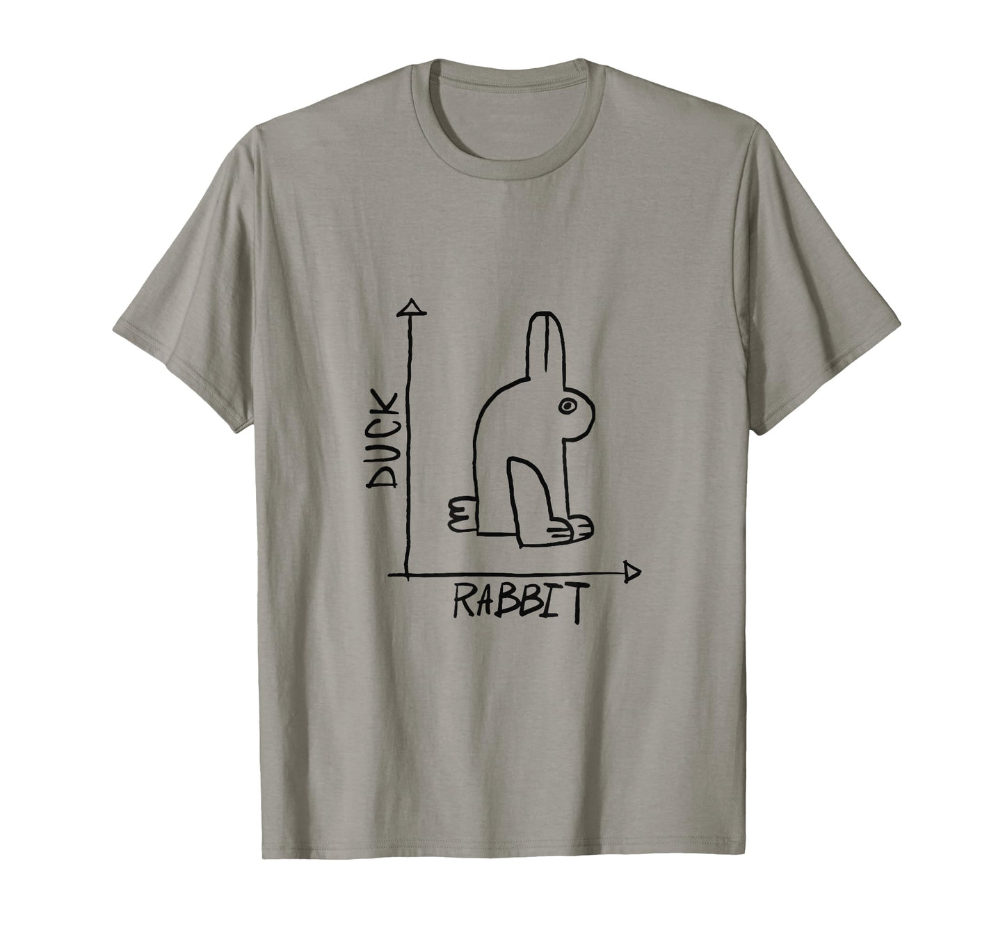 Funny Rabbit or Duck Shirt Animal Diptych Rabbit T-Shirt