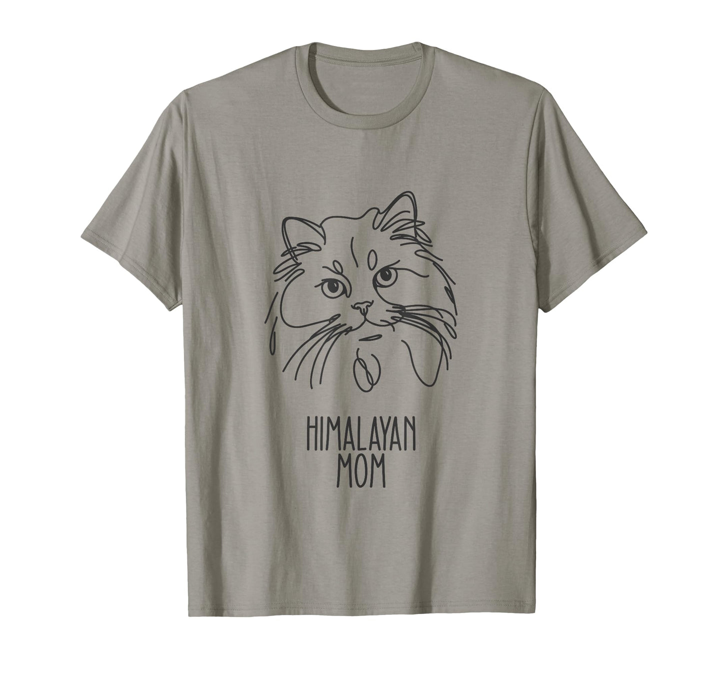 Line Art Best Cat Mom Women - Himalayan Cat T-Shirt