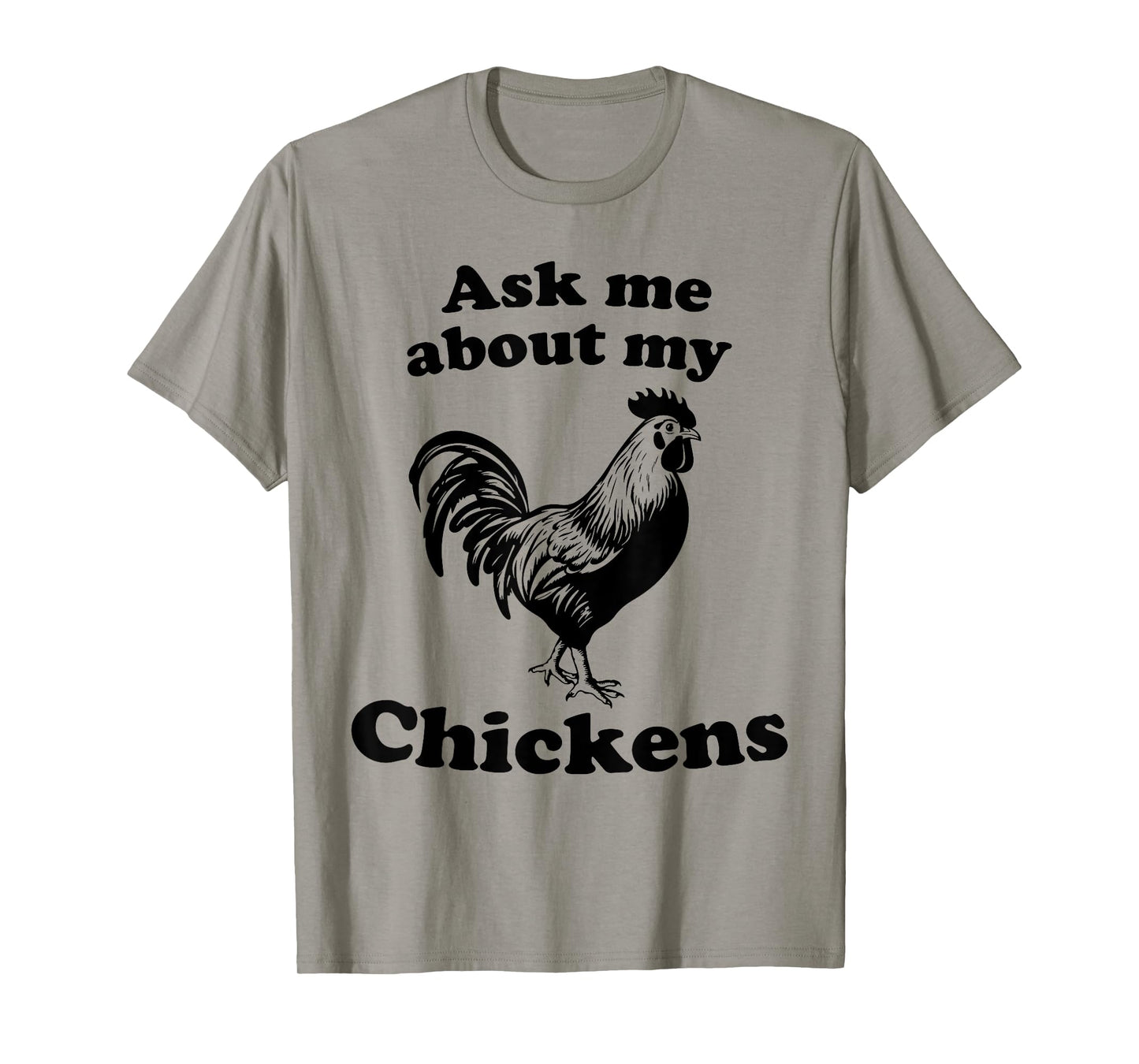 Ask Me About My Chickens Women Cute Farm Chicken Lover T-Shirt