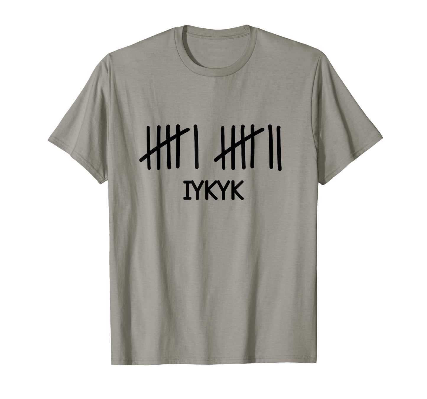 Funny Six Seven 6 7 Tally Marks Math Numbers Meme IYKYK 67 T-Shirt