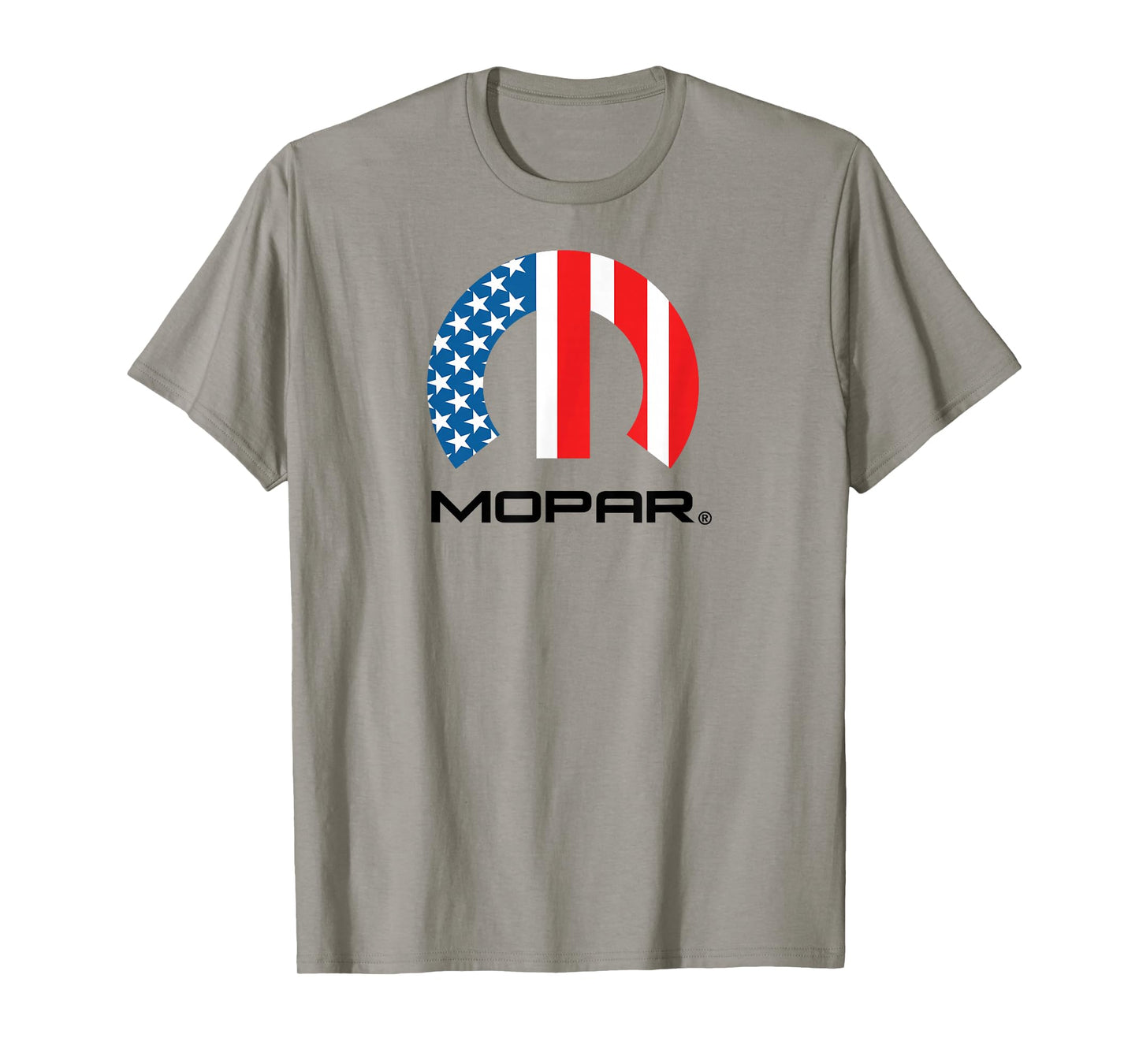 Mopar American Flag Black Logo T-Shirt