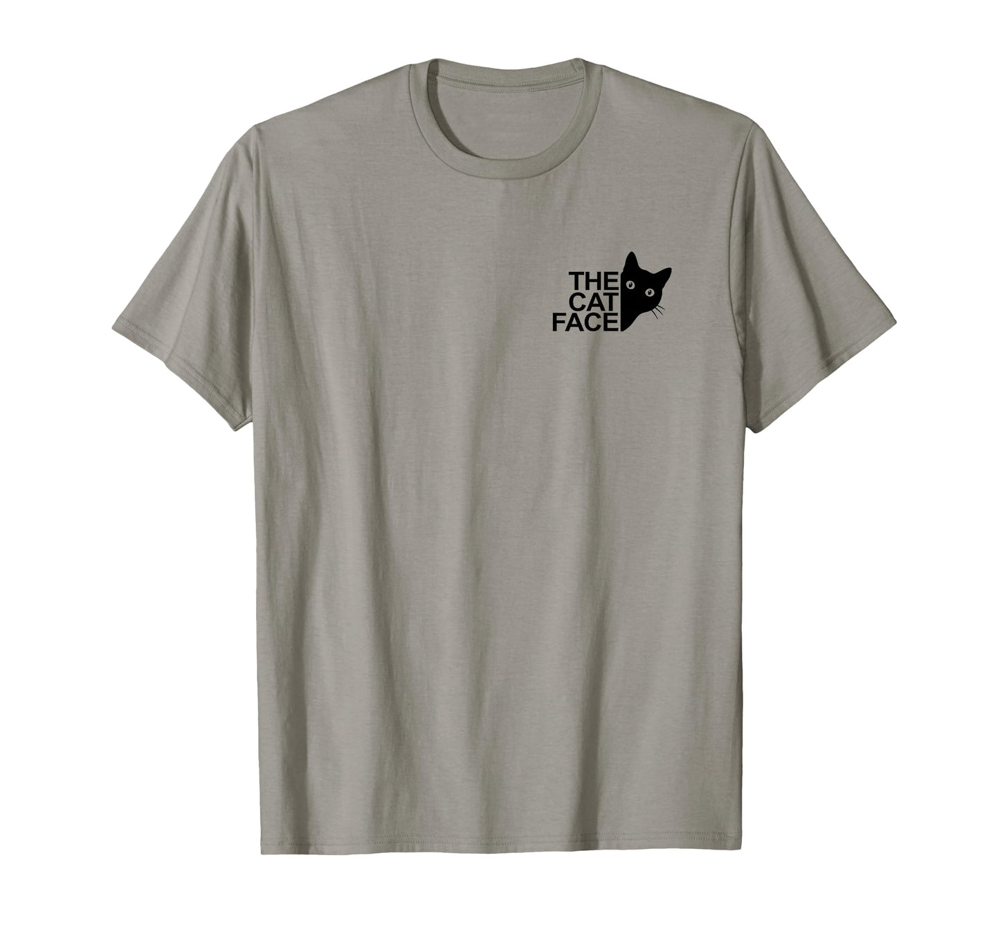 The Cat Face Funny Design Women Men Girl Boy Cute Kitty T-Shirt
