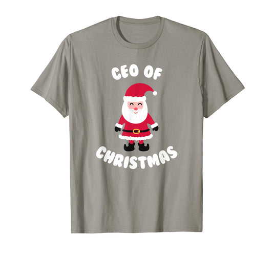CEO Of Christmas Santa Claus Holiday Morning Pajamas Gift T-Shirt