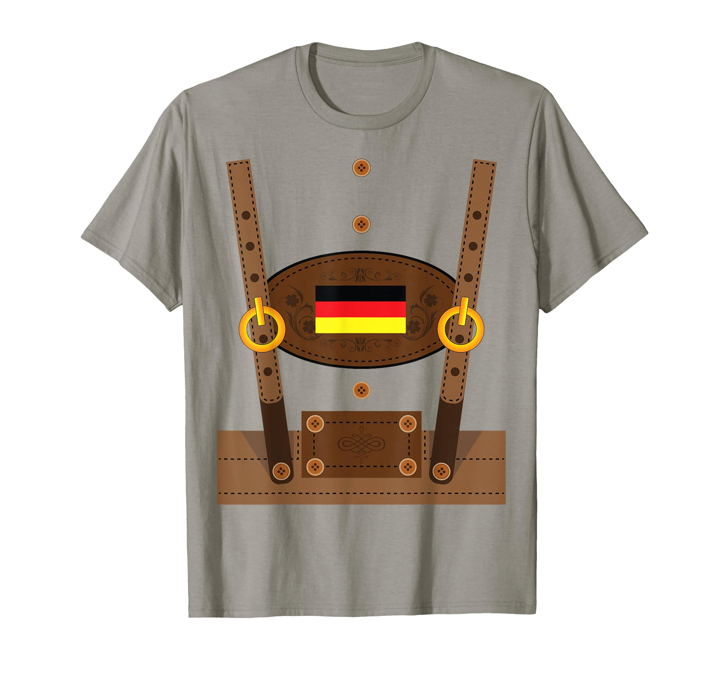Lederhosen T-Shirt Funny Oktoberfest Germany Costume Shirt