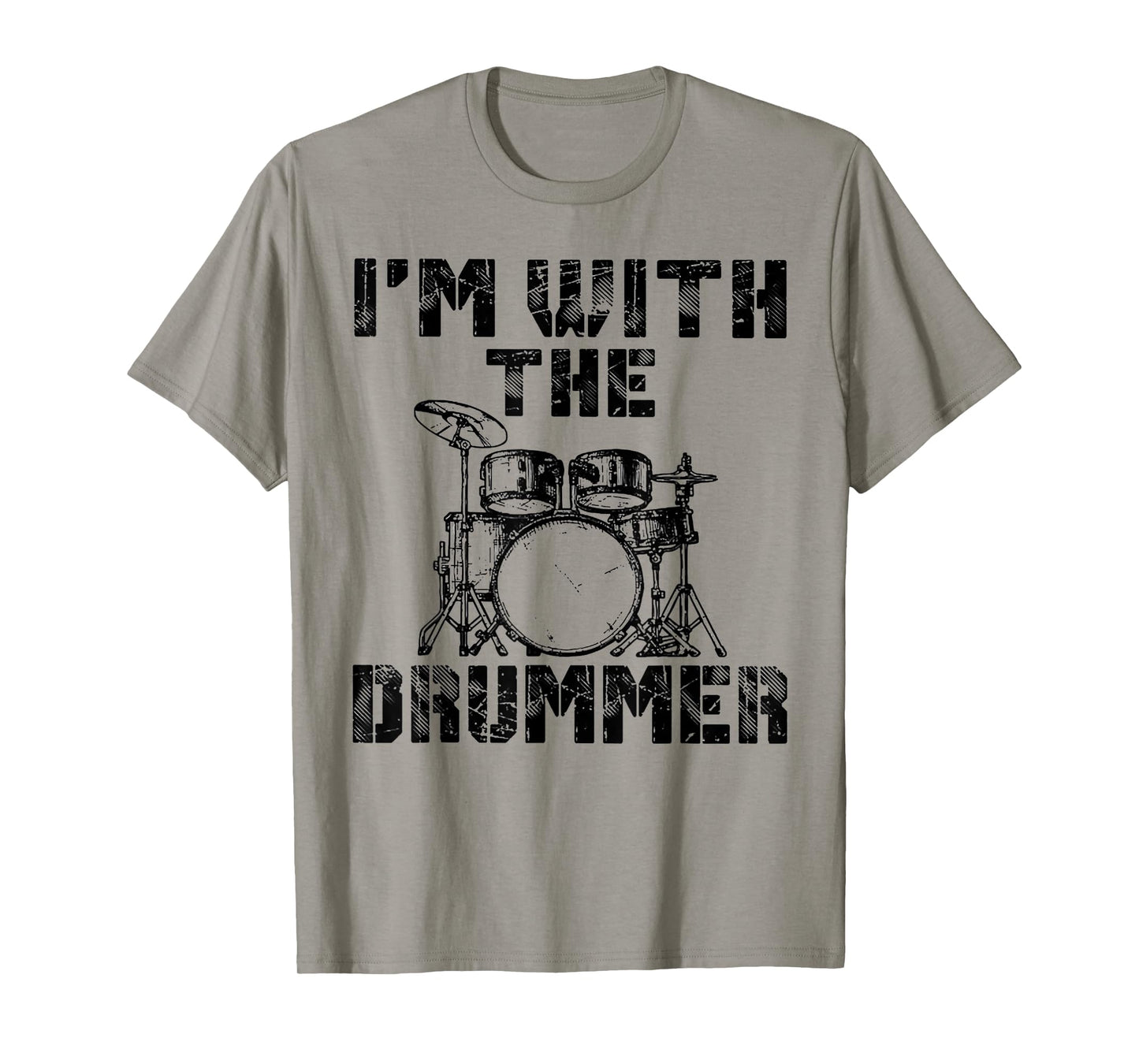 I'm Here for the Drummer Funny T-Shirt