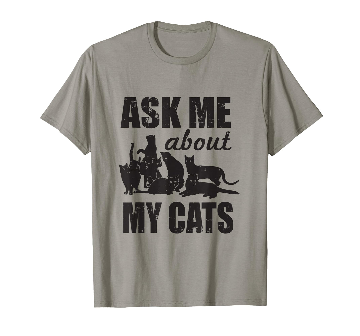 Cute Ask Me About My Cats T-Shirt
