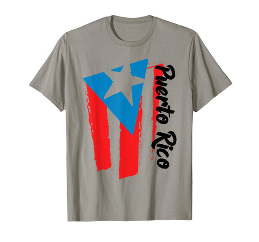 Puerto Rico Flag Hispanic Heritage Month Boricua Rican Retro T-Shirt