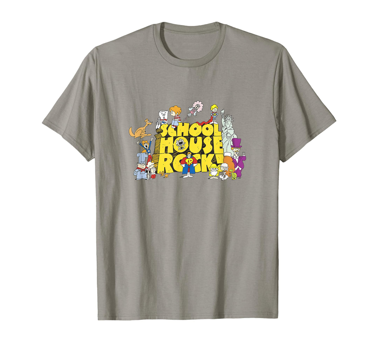 Schoolhouse Rock! Season Favorites Yellow Logo Stack T-Shirt