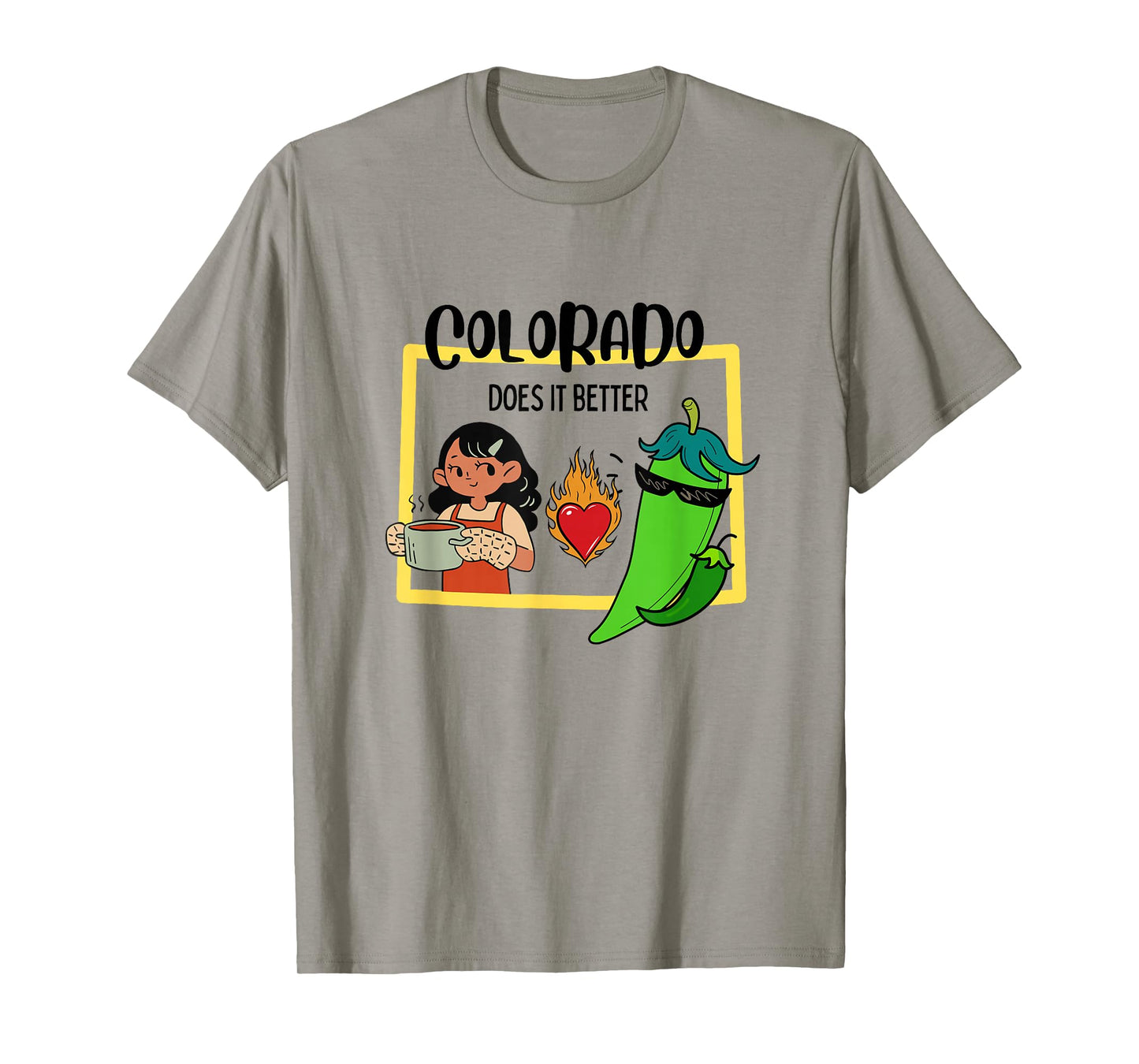 Colorado Green Chili Festival Cookoff, Pueblo Colorado T-Shirt