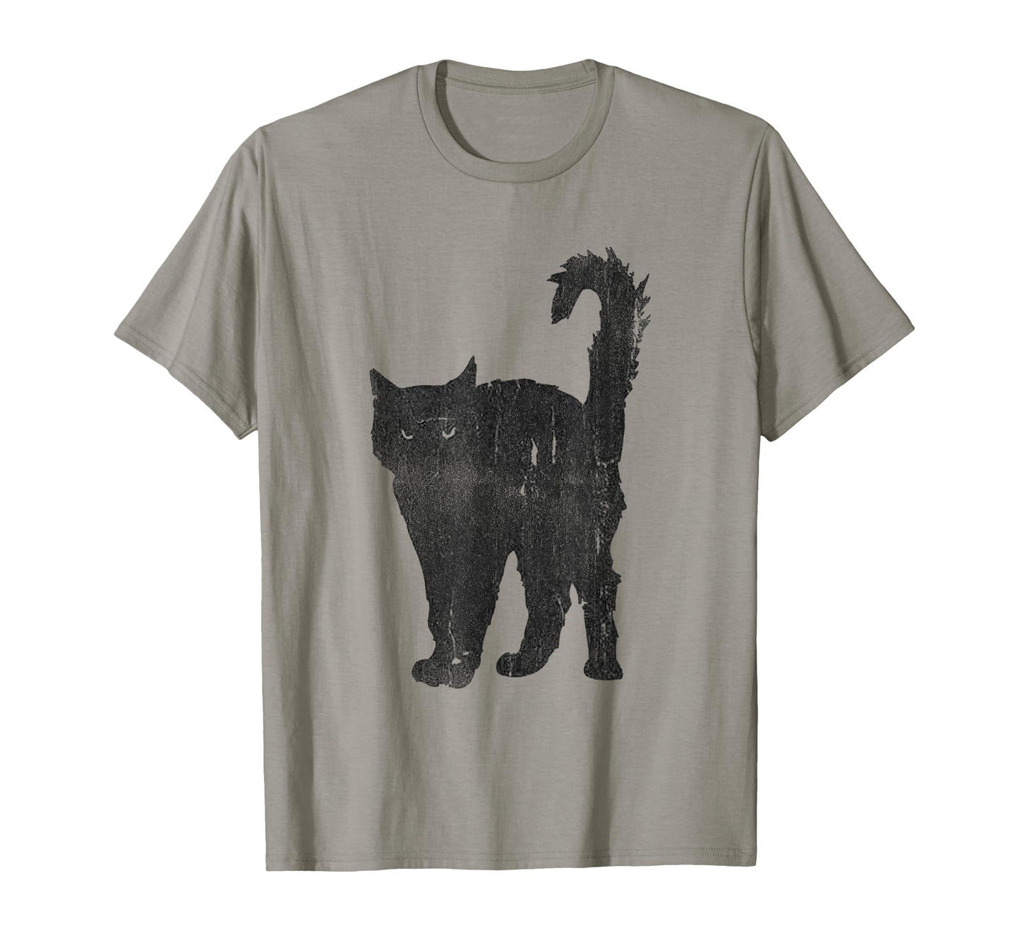 Awesome Punk Rock Black Cat T-Shirt Mens & Womens T-Shirt