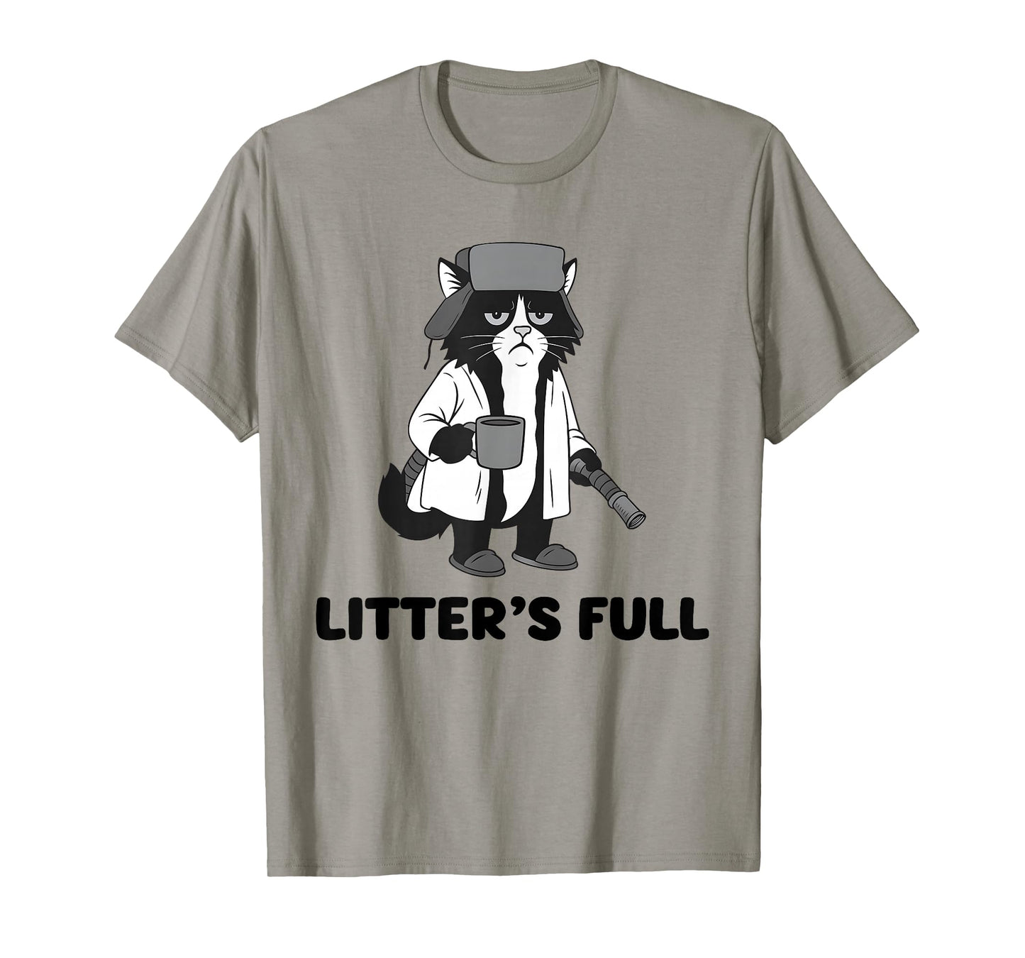 Litter’s Full Funny Cat Christmas Humor Quote T-Shirt