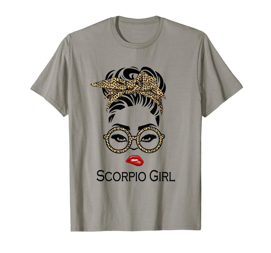Scorpio Girls Are Born In October November Women Birthday T-Shirt
