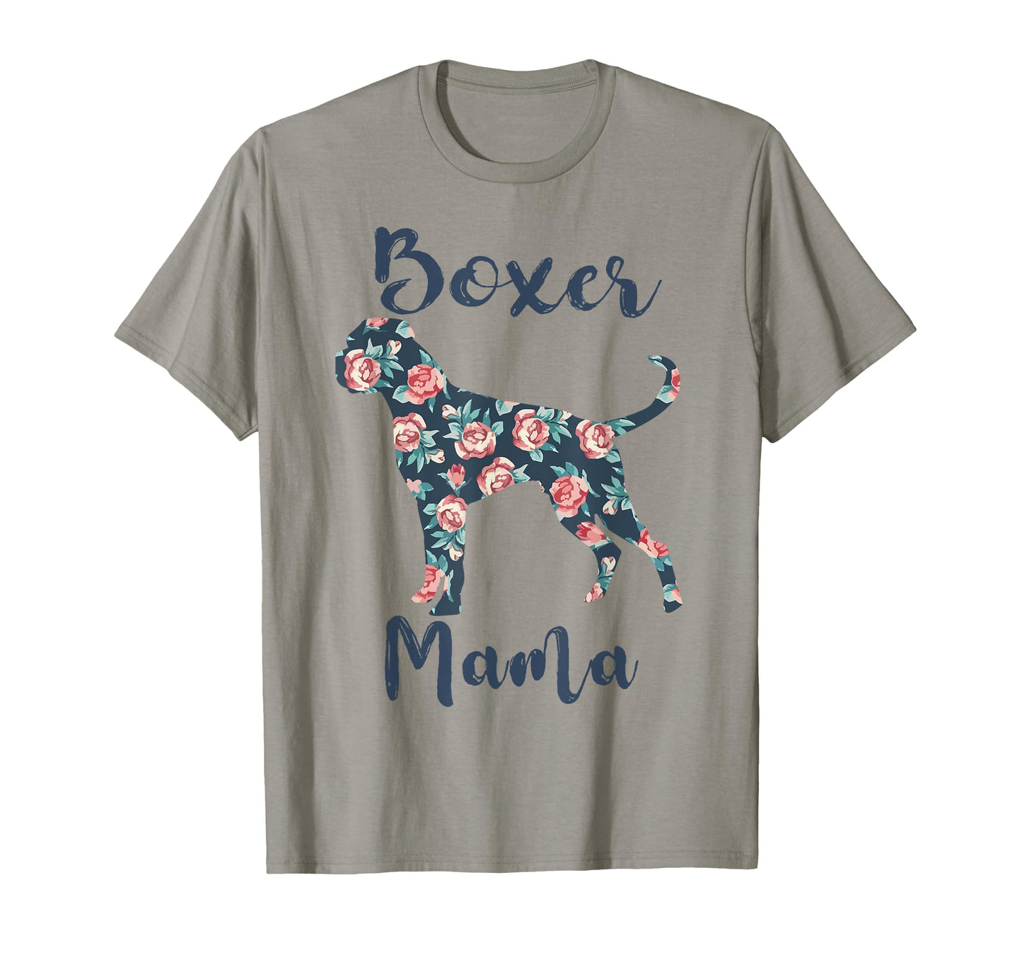 Boxer Mama Shirt Women Dog Mom Funny Mother Day Lover Gift T-Shirt