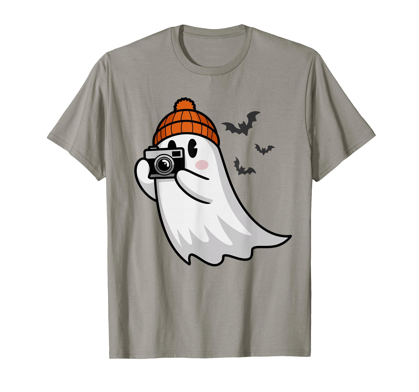 Funny Ghost Photography Camera Spooky Halloween Photographer T-Shirt