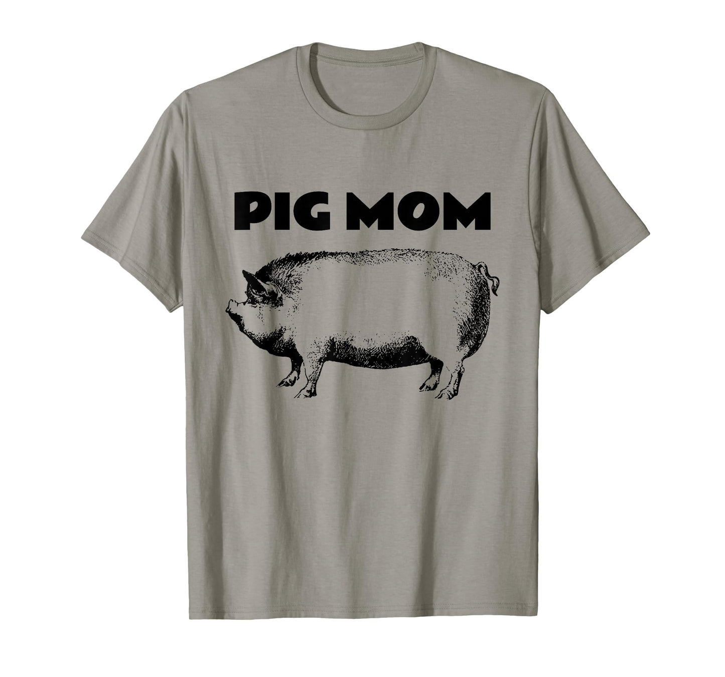 Cute Pot Belly Pig Shirt-PIG MOM Pig Lovers T Shirt T-Shirt