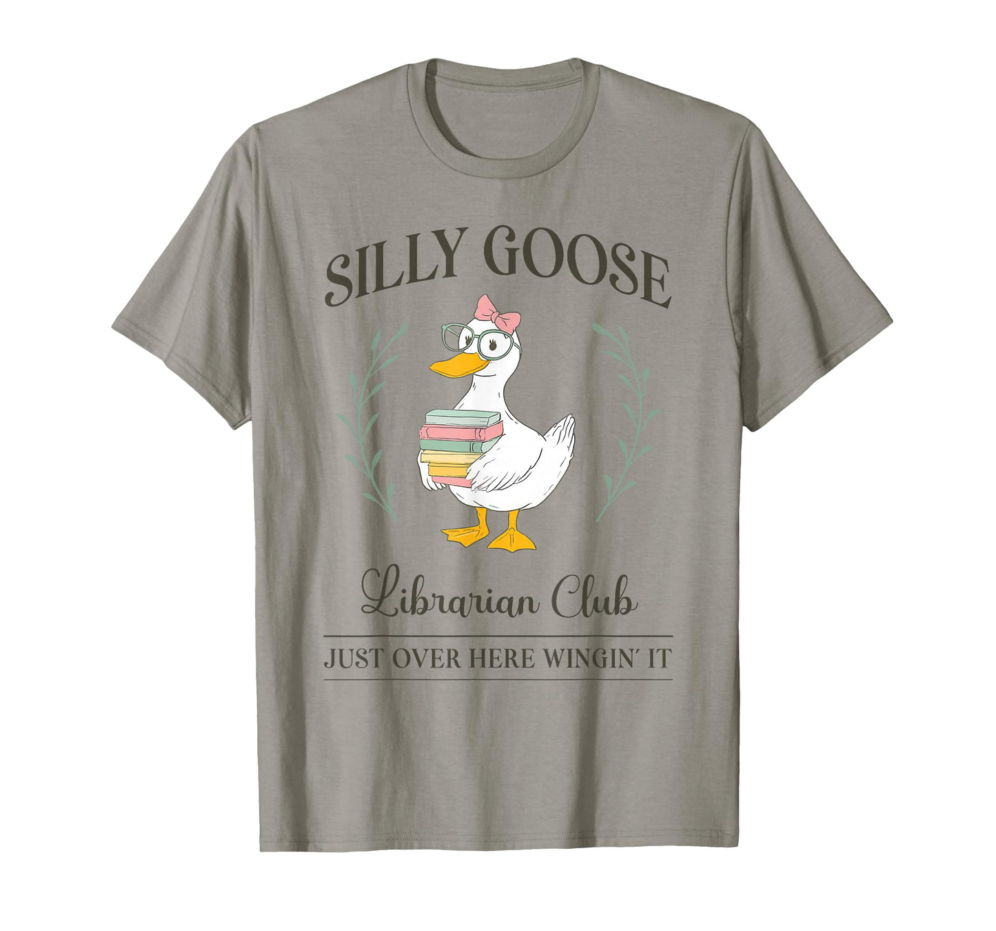 School Library Silly Goose Librarian Club T-Shirt