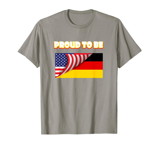 Proud to be German and American Flag T-shirt T-Shirt