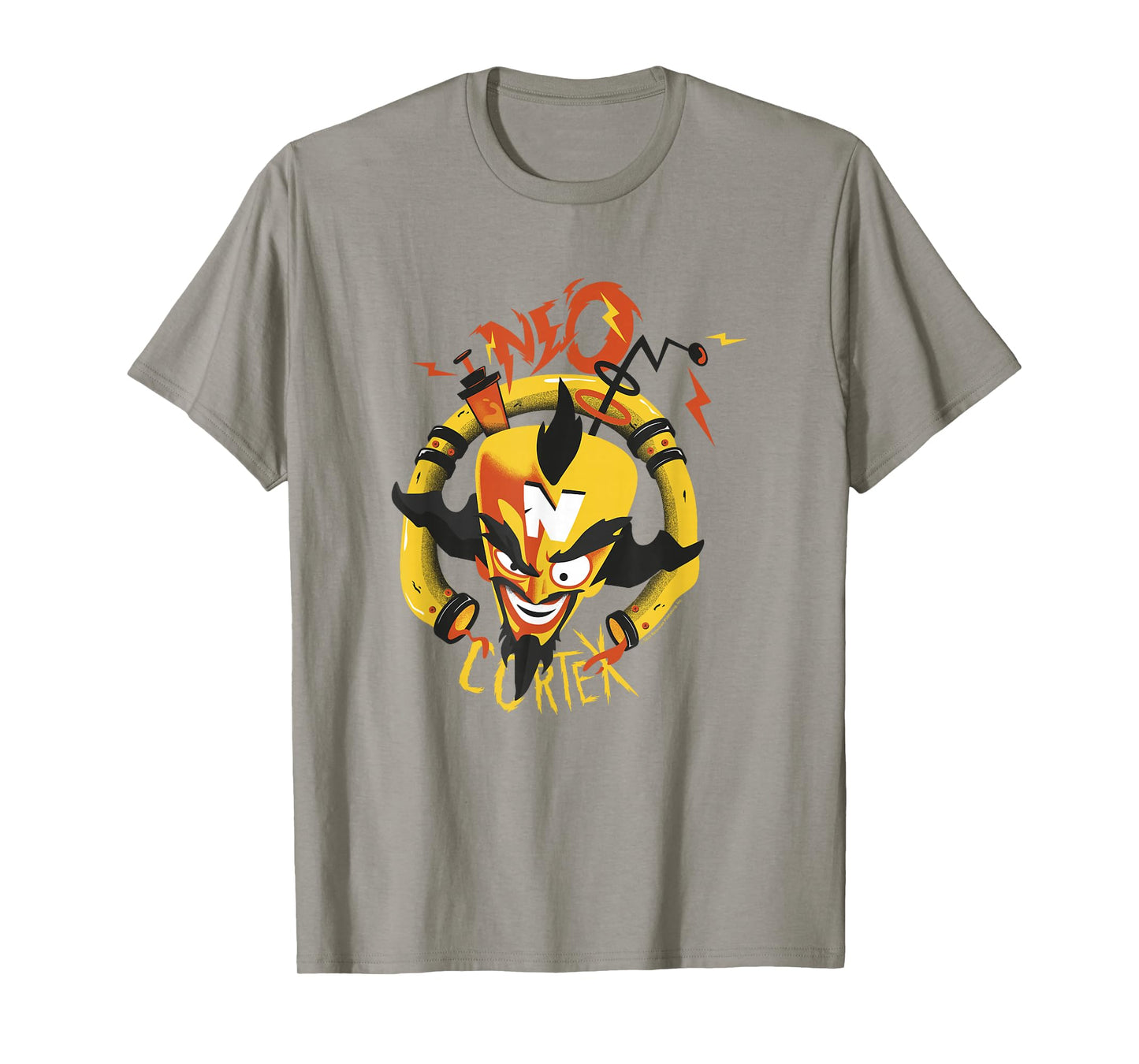 Crash Team Rumble Dr. Neo Cortex Evil Scientist Big Face T-Shirt