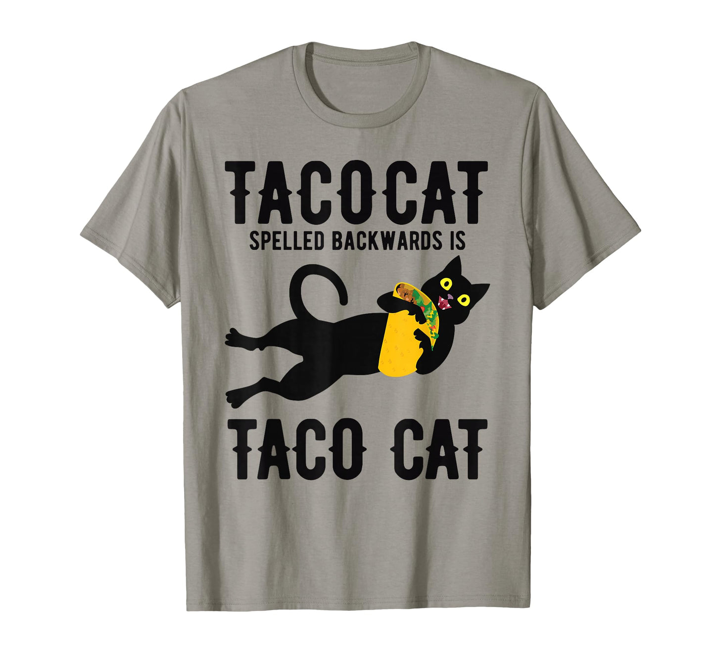 Funny Taco Cat Tshirt Boys Girls Cinco De Mayo Taco Tuesday T-Shirt