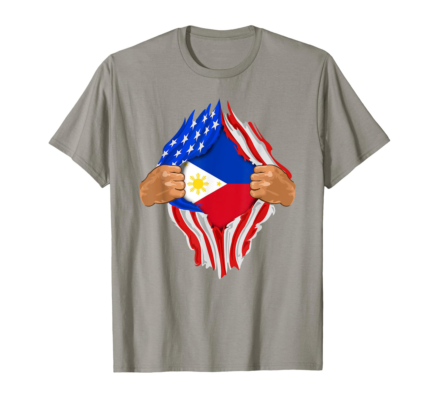 Filipino Blood Inside Me T-Shirt | The Philippines Flag Gift