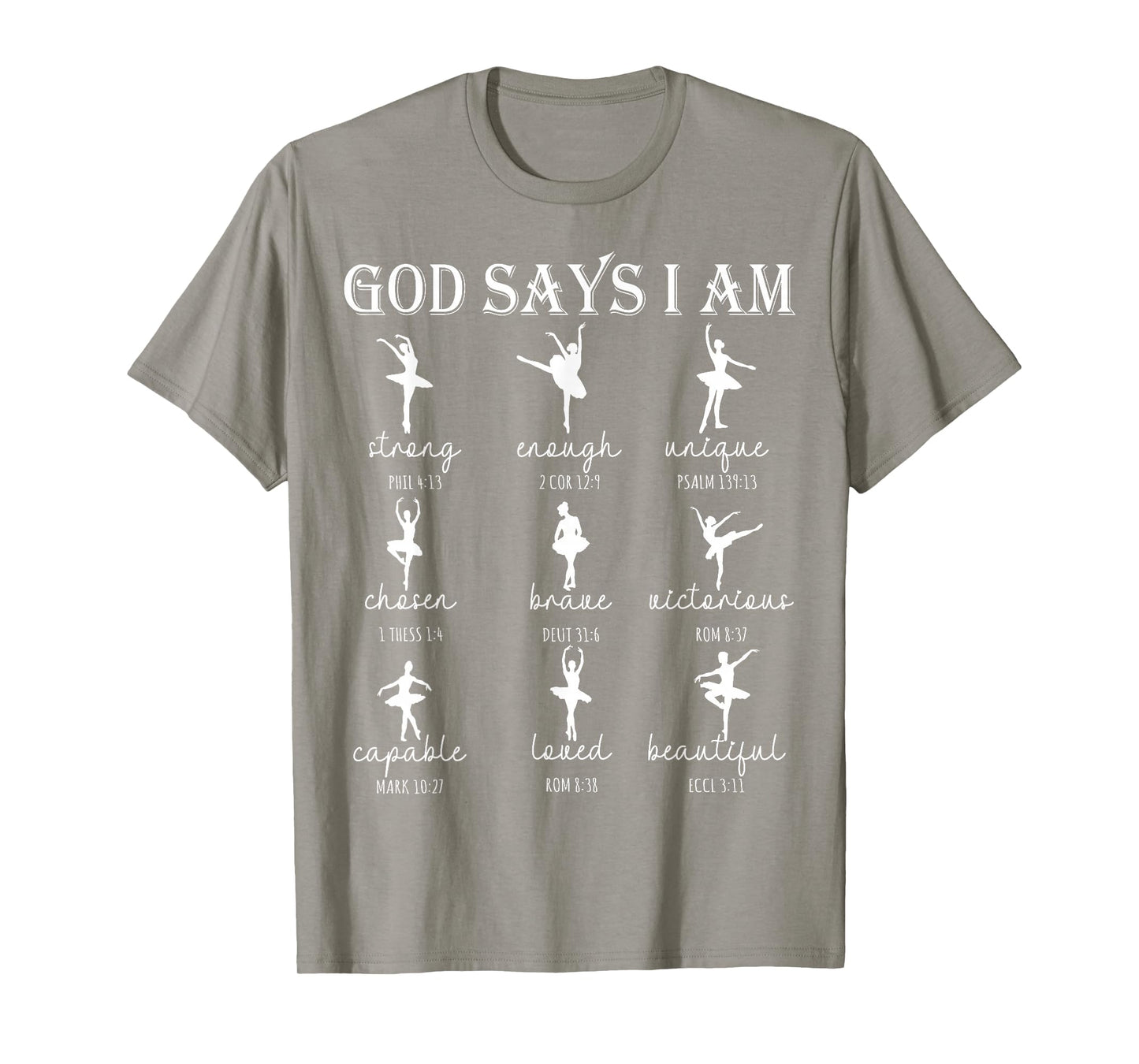 Cute Christian God Says I Am Ballet Dancer Teen Girl Toddler T-Shirt