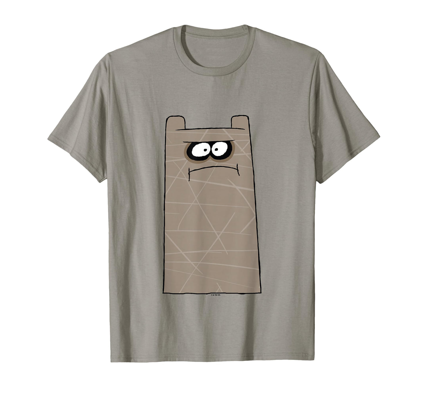 Chowder Shnitzel Big Serious Face Chest Logo T-Shirt