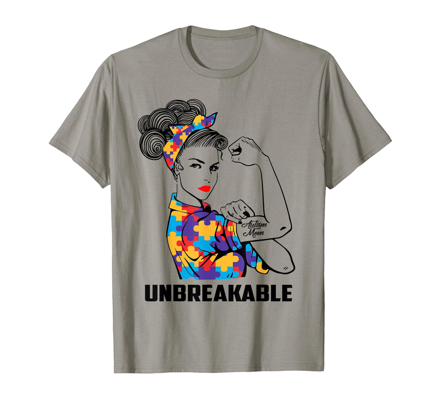 Autism Mom Gifts Autism Mama Awareness Gift Autistic Parents T-Shirt
