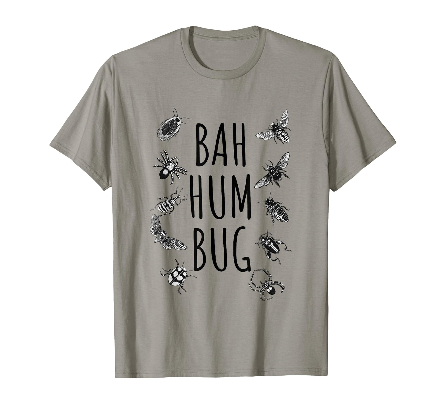 Bah Hum Bug T-Shirt Funny Entomology Christmas Tee T-Shirt
