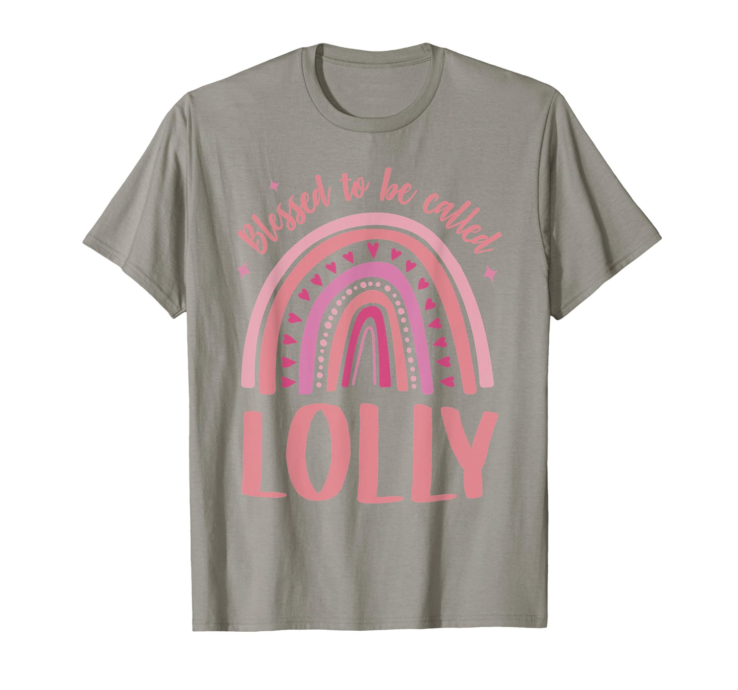 Lolly Tshirts for Women Grandma Blessed to be called Lolly T-Shirt