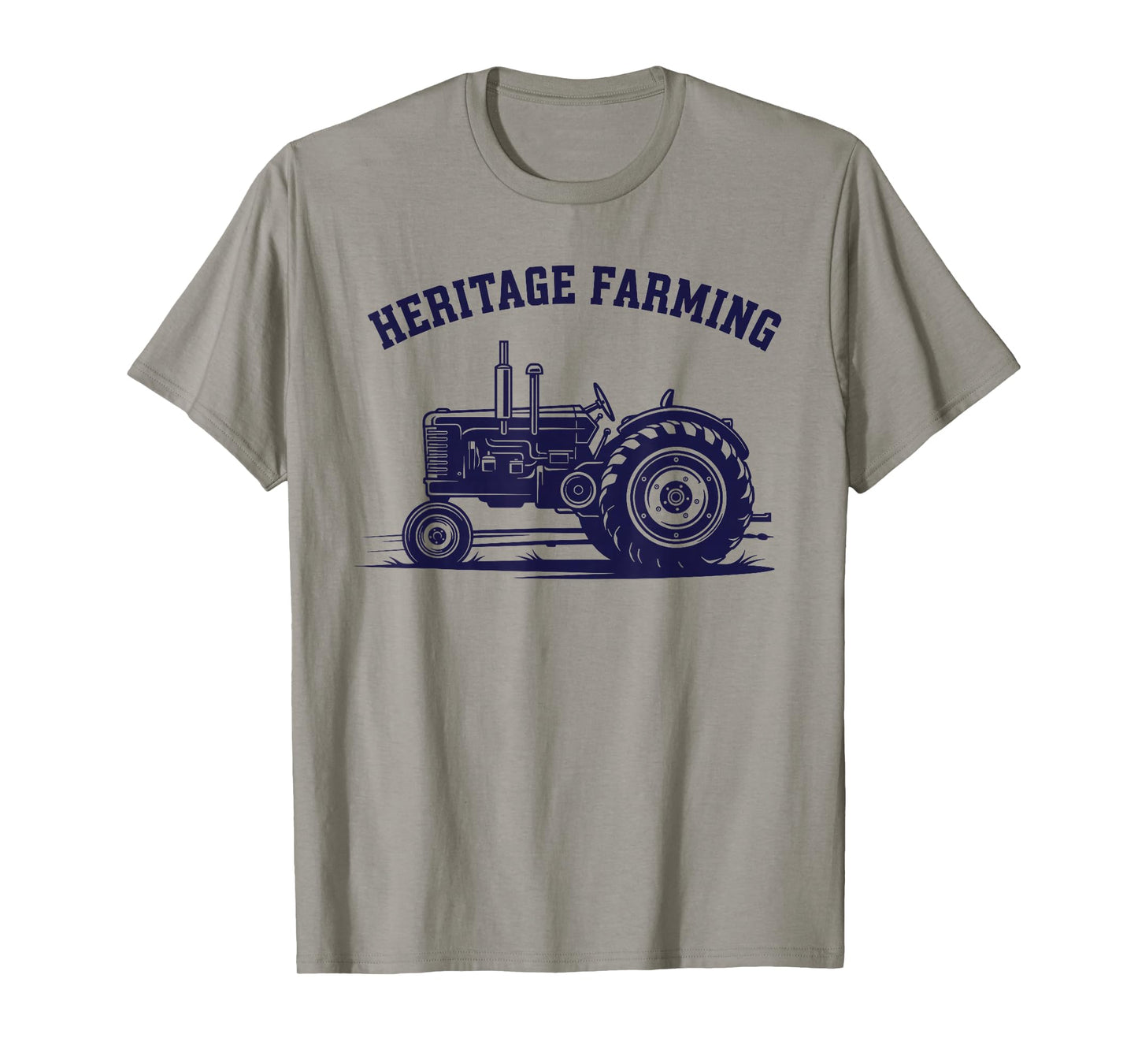 Classic Tractor Heritage Farming Logo Art T-Shirt