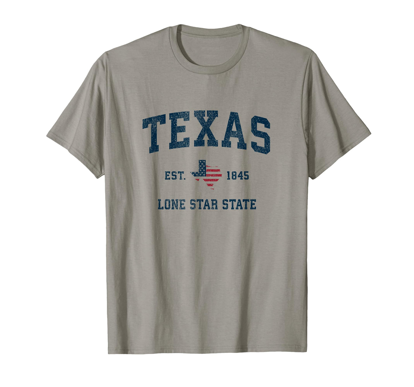Texas Vintage American Flag USA Sports Design Women Kids Men T-Shirt