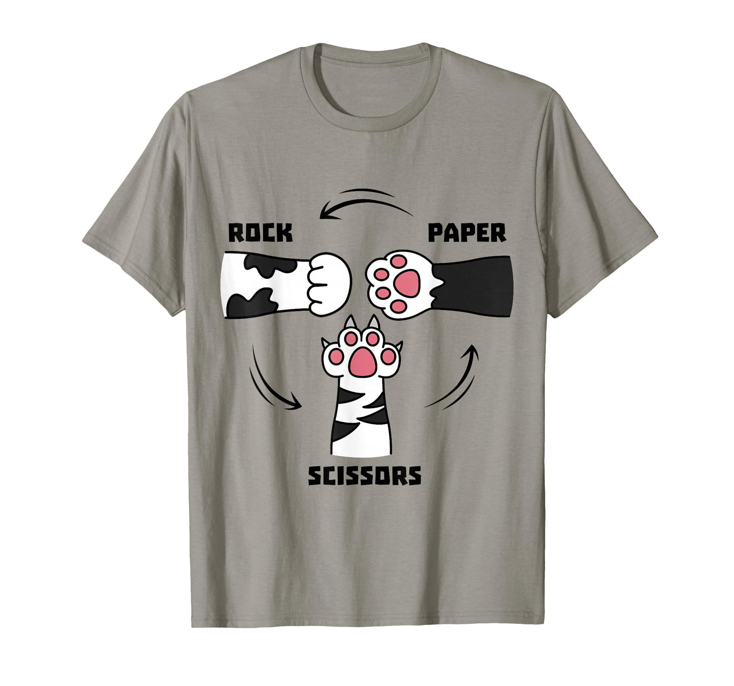 Rock Paper Scissors Cat Paws T-Shirt