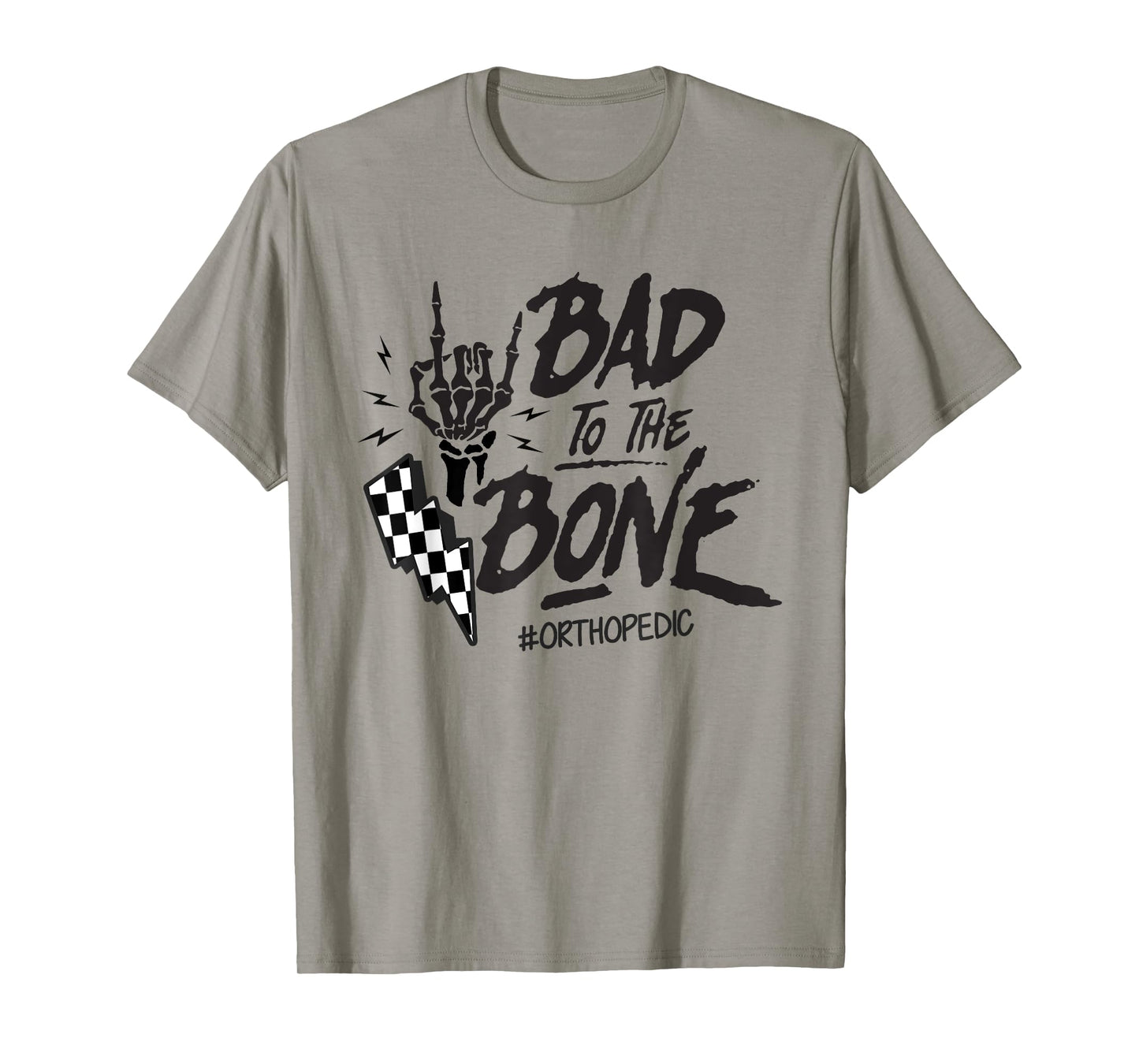 Bad To The Bone Retro Skeleton Orthopedic Surgeon RN Squad T-Shirt