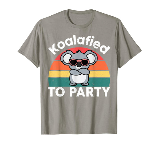 Cute Koalafied Shirt to Party Men Kids Boys Girl Women Koala T-Shirt