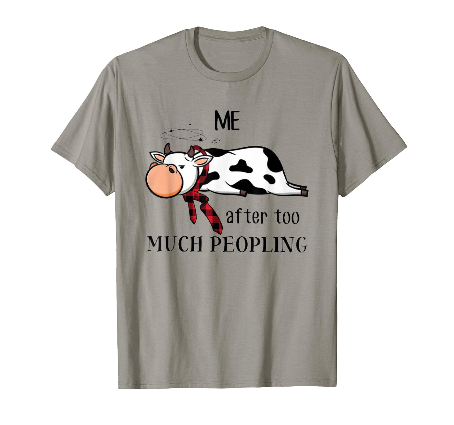 Funny Cow too much peopling for cow lover Classic Tee T-Shirt
