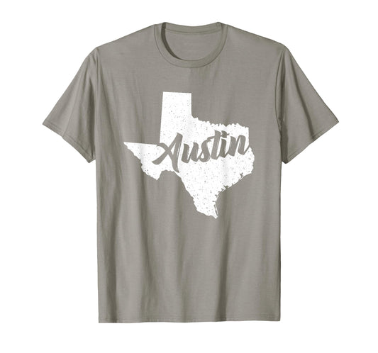 Austin Texas Gift Native Vintage Retro State T-Shirt