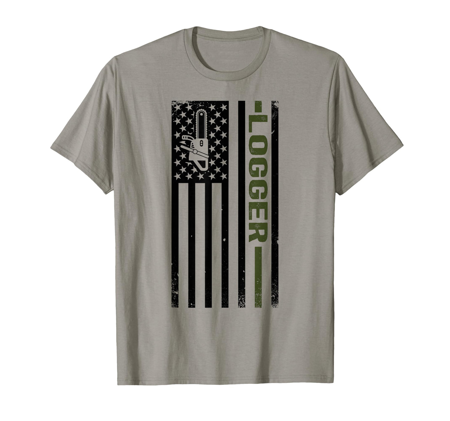 Logger US Flag Logging Lumberjack T-Shirt